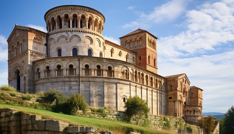 what is the arcade in ottonian architecture?