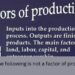 which of the following is not a factor of production